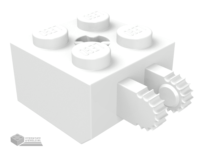 40902 – Scharnier Steen 2 x 2 Locking met 2 Fingers Vertical en Technic as gat, 9 Teeth