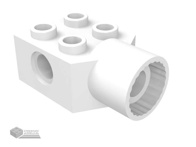 48169 – Technic, Steen aangepast 2 x 2 met pin gat, Rotation Joint Socket