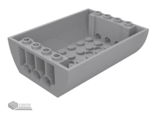 45410 – dakpan, gebogen 6 x 8 x 2 Inverted Double