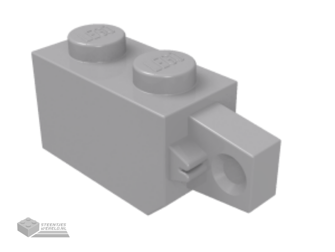 30364 – Scharnier Steen 1 x 2 Locking met 1 Finger Vertical uiteinde