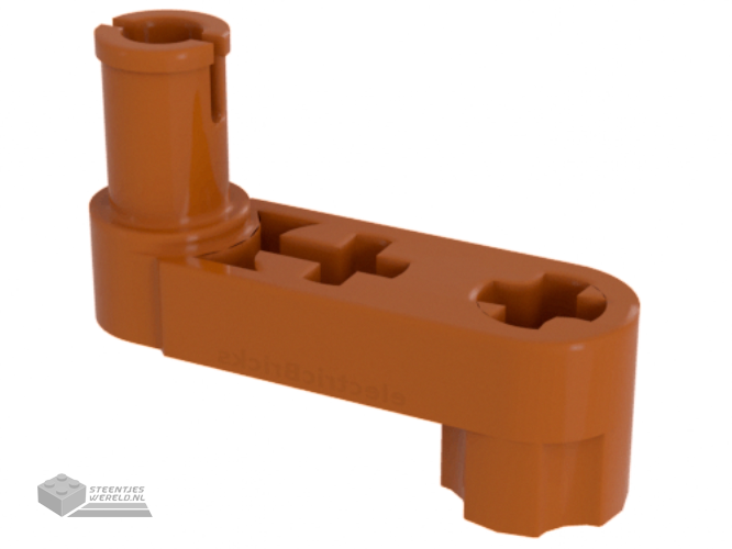 61408 – Technic, Liftarm, Modified Crank / Pin 1 x 3 – Axle Holes and Squared Pin Hole