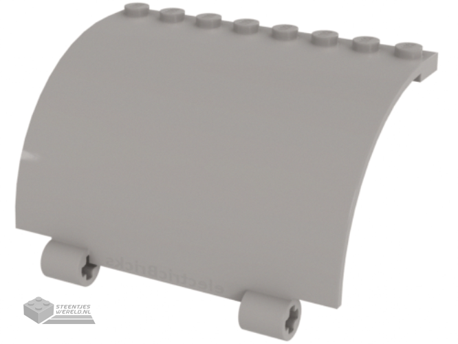 76798 – Panel 5 x 8 x 3 2/3 Curved with 2 Axle Holes