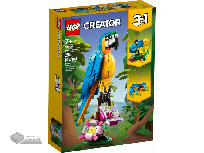 31136-1 – LEGO Creator 31136 Exotische papegaai