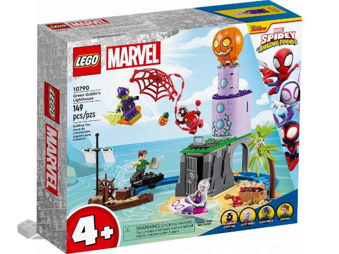 10790-1 – LEGO Super Heroes 10790 Team Spidey bij de vuurtoren van Green Goblin