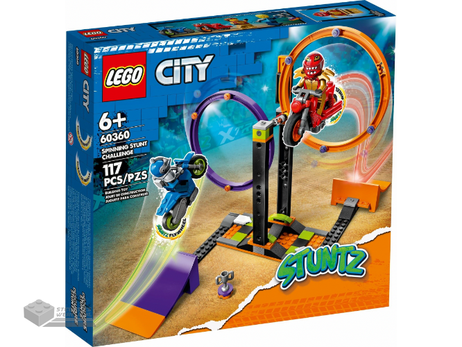 60360-1 – LEGO City 60360 Spinning Stunt-uitdaging