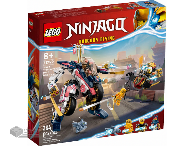 71792-1 – LEGO Ninjago 71792 Sora’s transformerende mecharacemotor