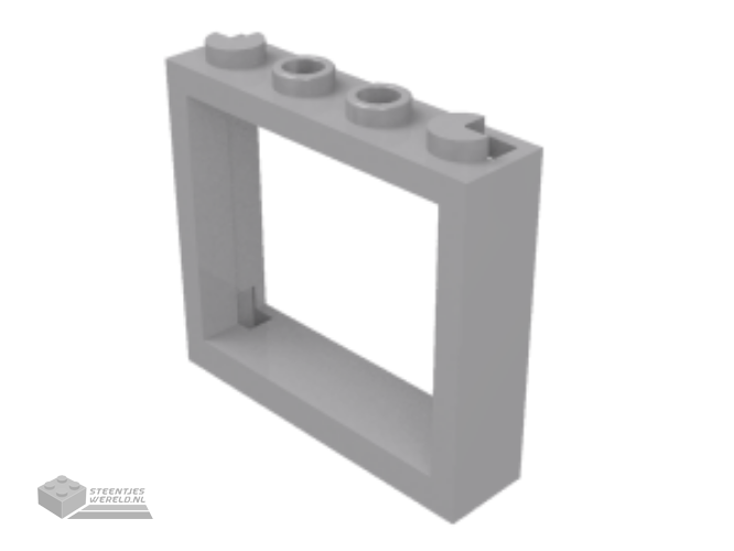 60594 – raam 1 x 4 x 3 – zonder Shutter Tabs