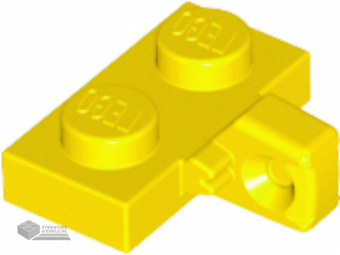 44567b – Scharnier Plaat 1 x 2 Locking met 1 Finger op zijkant zonder onderkant groef