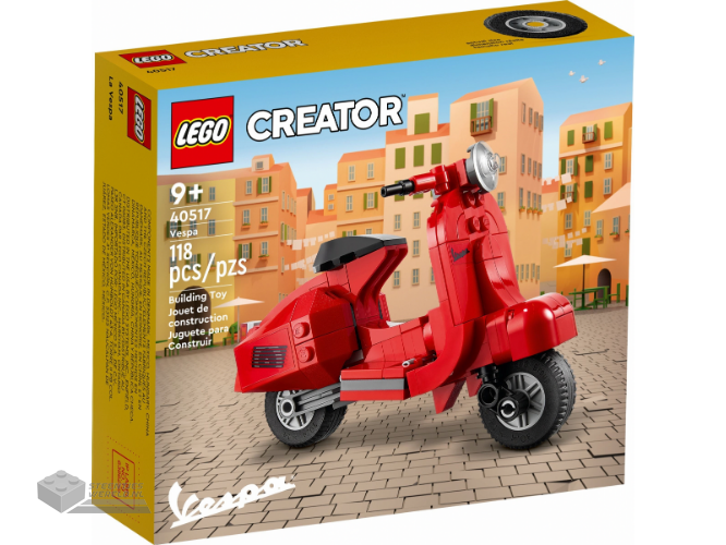 LEGO® Creator Vespa 40517 Building Kit for Ages 9+ (118 Pieces)