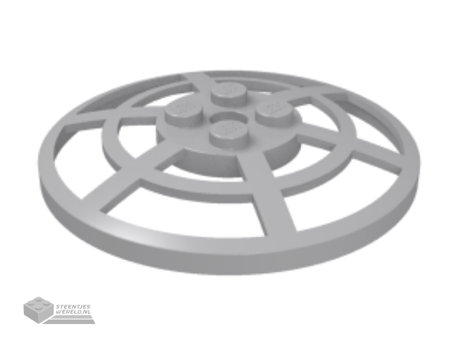 4285b – Dish 6 x 6 omgekeerd (Radar) Webbed – Type 2 (underside attachment positions op 90 degrees)