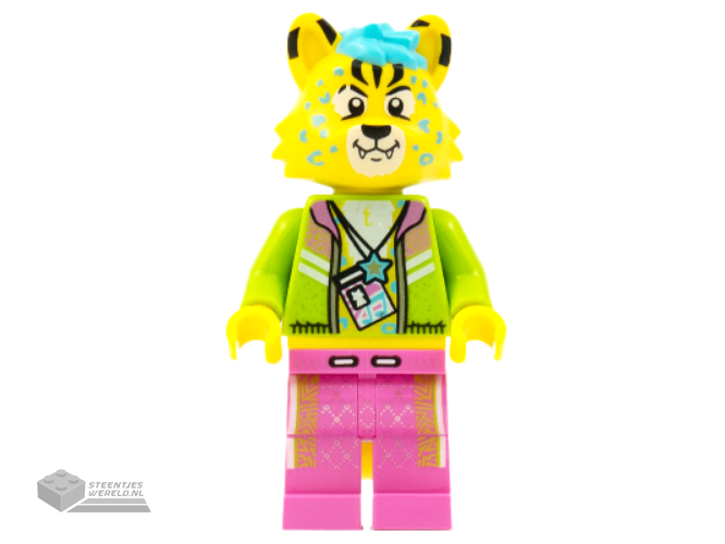 vid007 – DJ Cheetah, Vidiyo Bandmates, Series 1 (Minifigure Only without Stand and Accessories)