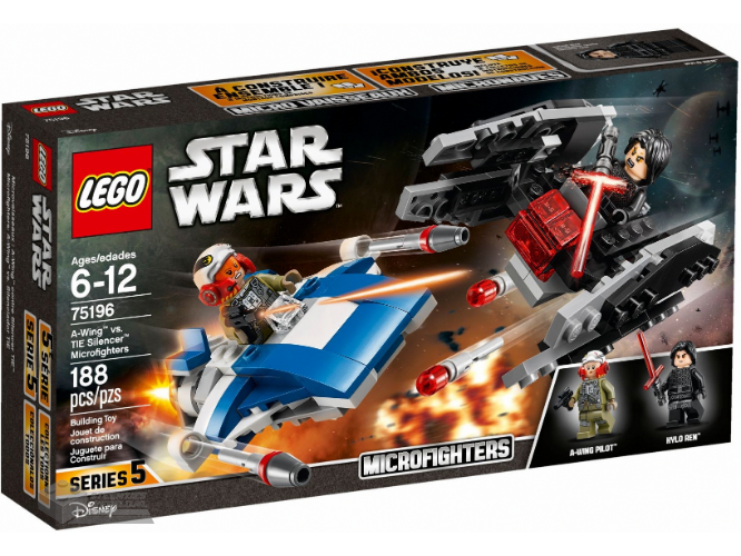 75196-1 – A-Wing vs. TIE Silencer Microfighters