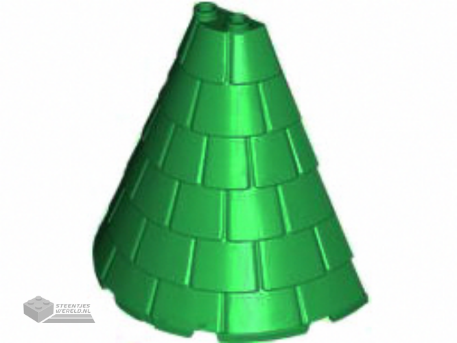 1746 – Tower Roof 4 x 8 x 6 Half Cone Shaped with Roof Tiles