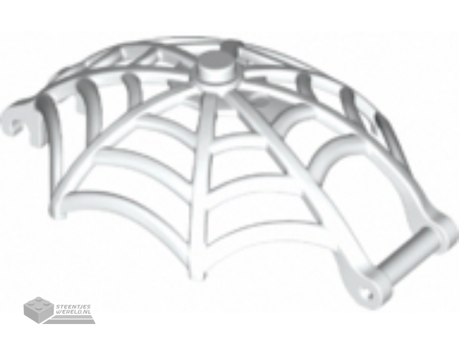 80487 – Minifigure, Weapon Spider Web, Large Hemisphere Shape met Bar hendel en Clips