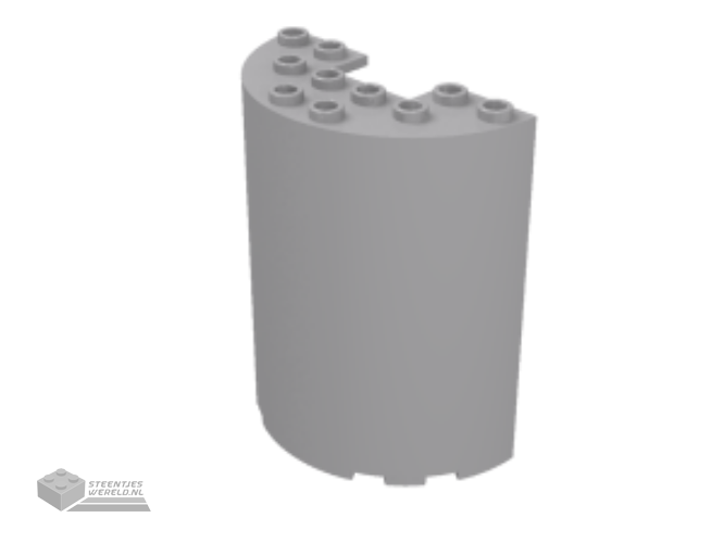 87926 – Cylinder Half 3 x 6 x 6 met 1 x 2 Cutout