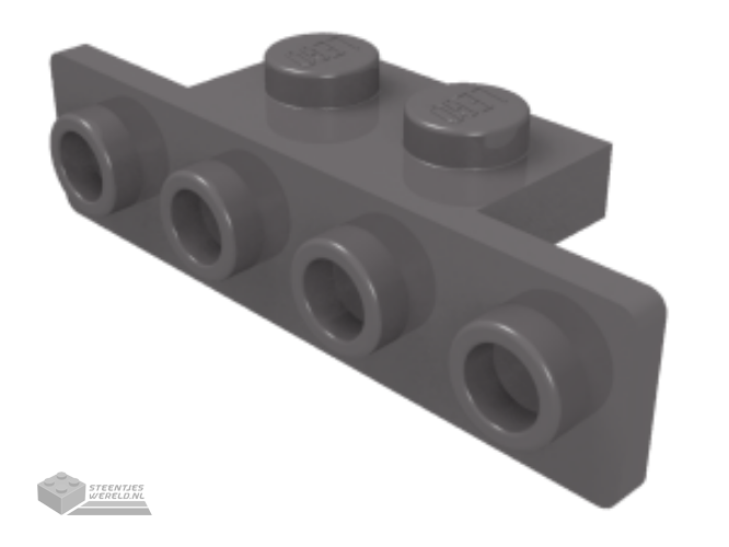 2436b – Bracket 1 x 2 – 1 x 4 met afgeronde hoeken