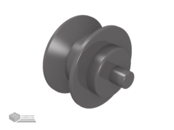 3464 – Wheel middenstuk klein met Stub Technic assen (Pulley Wheel)