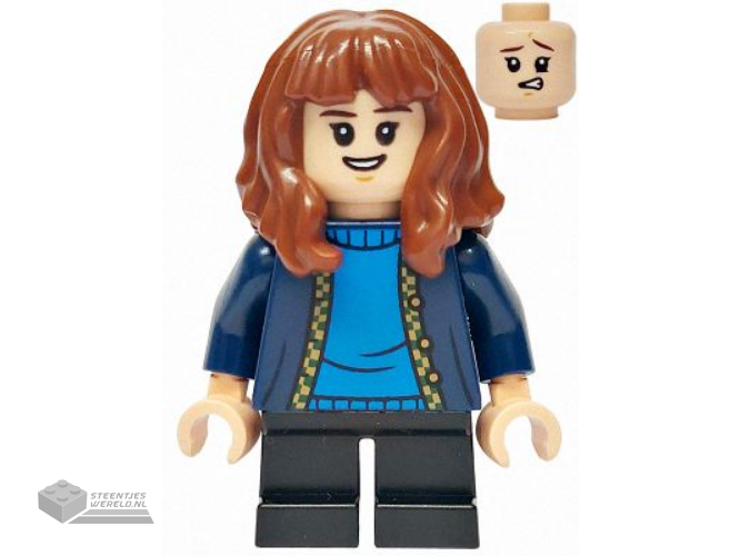 hp476 – Hermione Granger – Dark Blue Cardigan, Black Short Legs