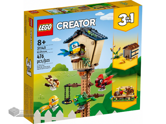 LEGO® Creator 3in1 Birdhouse 31143 Building Toy Set (476 Pieces)