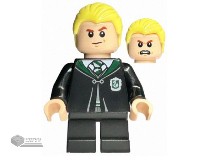 hp254 – Draco Malfoy – Black Torso Slytherin Robe, Black Short Legs