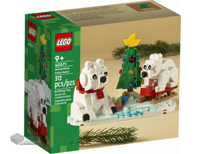 LEGO® Wintertime Polar Bears 40571 Building Kit (312 Pieces)