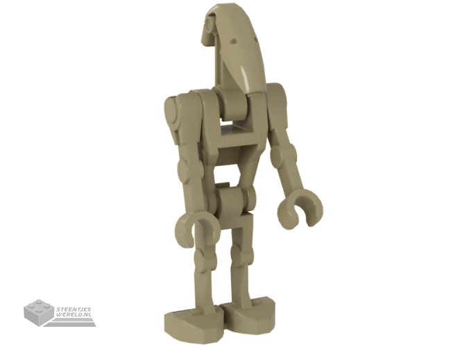 sw0001d – Battle Droid – Tan, Straight Arms